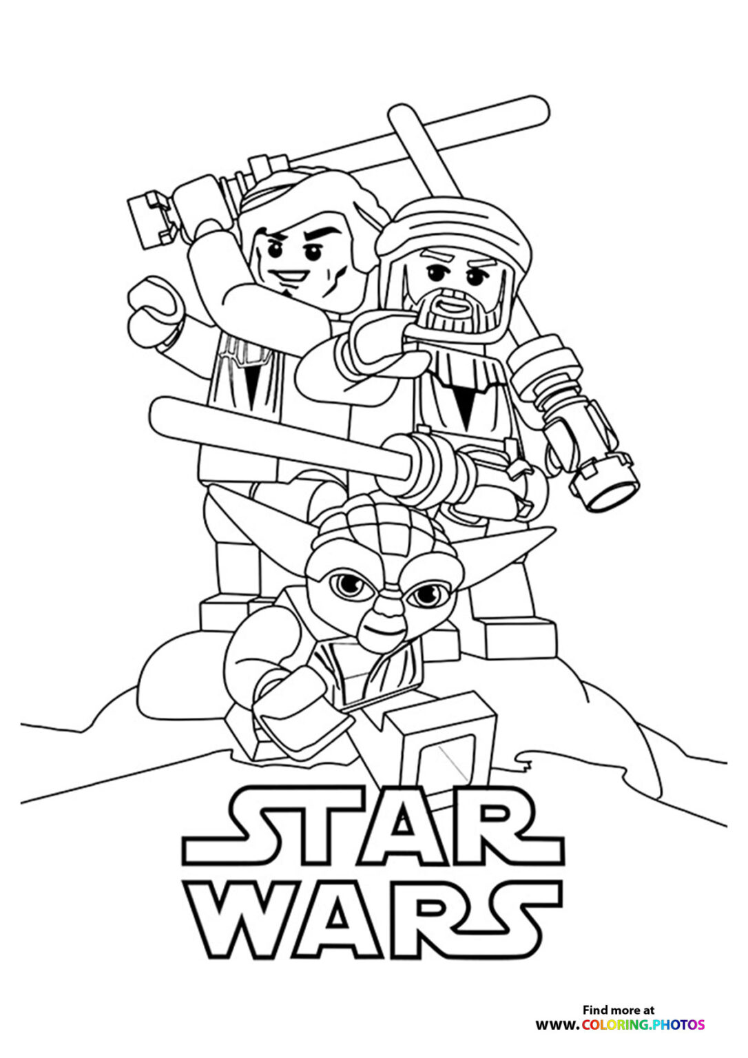 Lego Star Wars Coloring Pages for kids