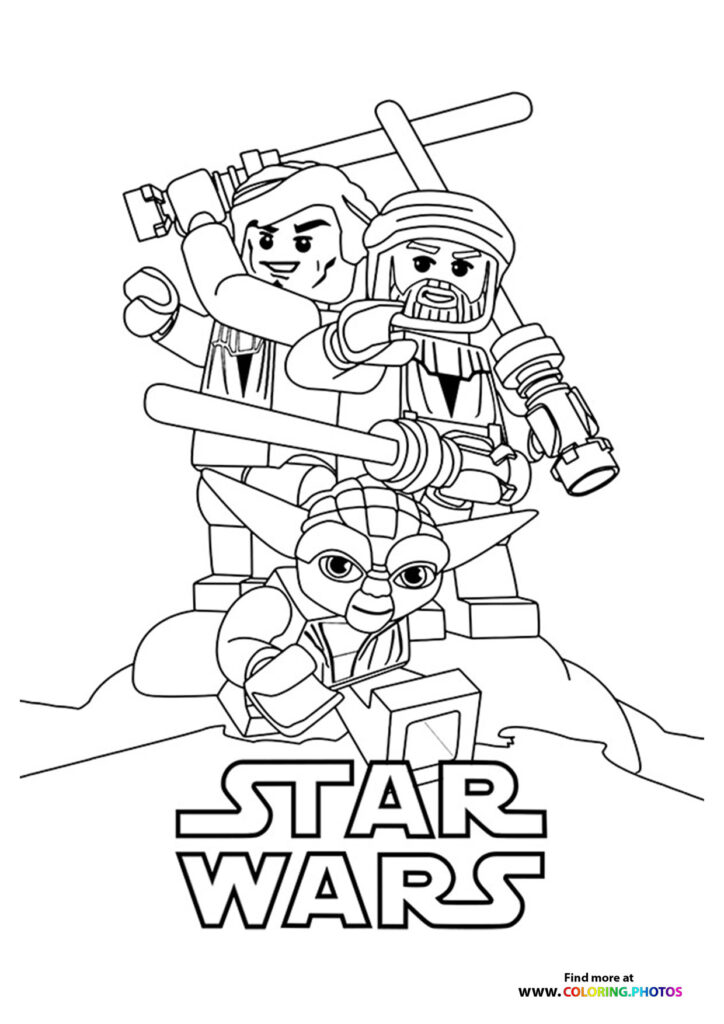 Lego Star Wars - Coloring Pages for kids