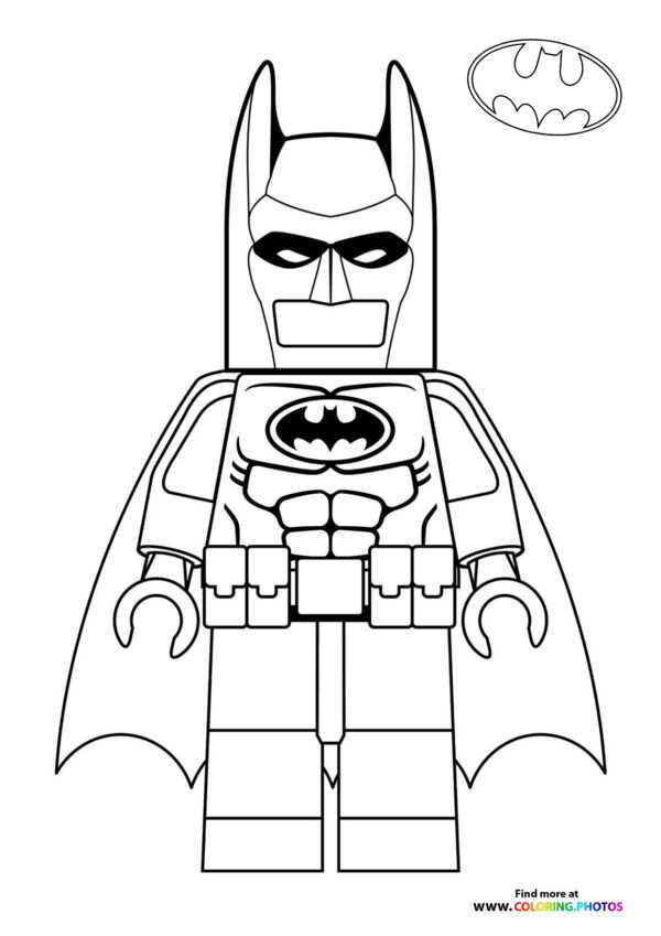 Lego Batman coloring page