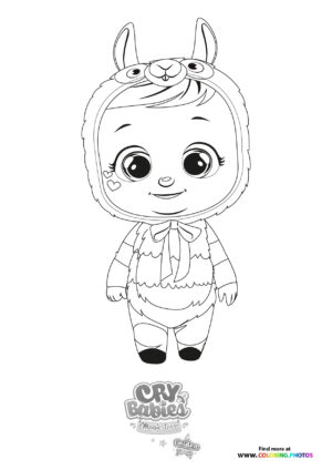 Lena - Cry Babies - Gold Edition coloring page