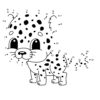 Leopard dot the dots worksheet