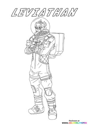 Leviathan - Fortnite coloring page