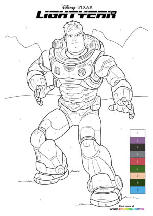 Lightyear color by numbers