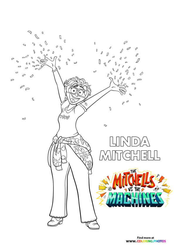 Linda - The Mitchells coloring page