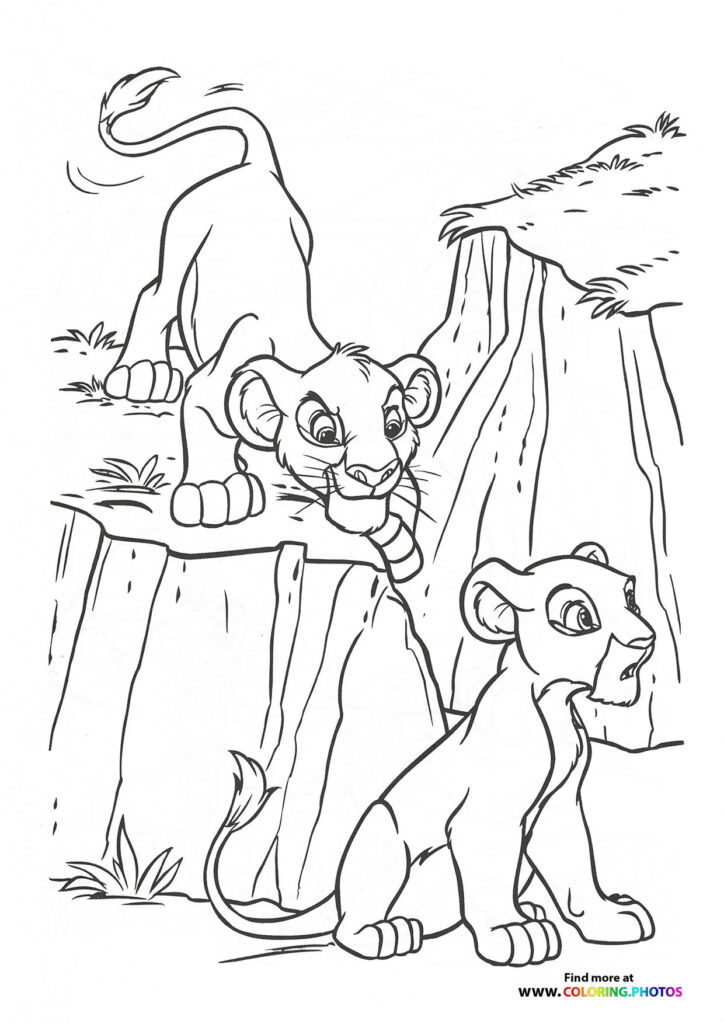 The Lion King - Coloring Pages for kids | Free and easy print or download