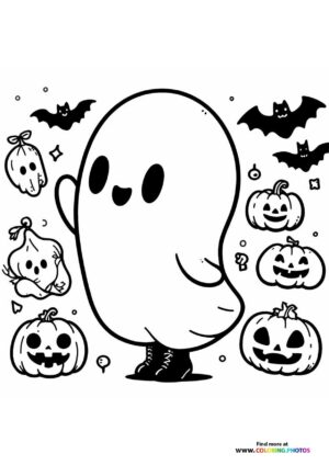 Little halloween ghost