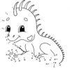 Lizard dot the dots worksheet