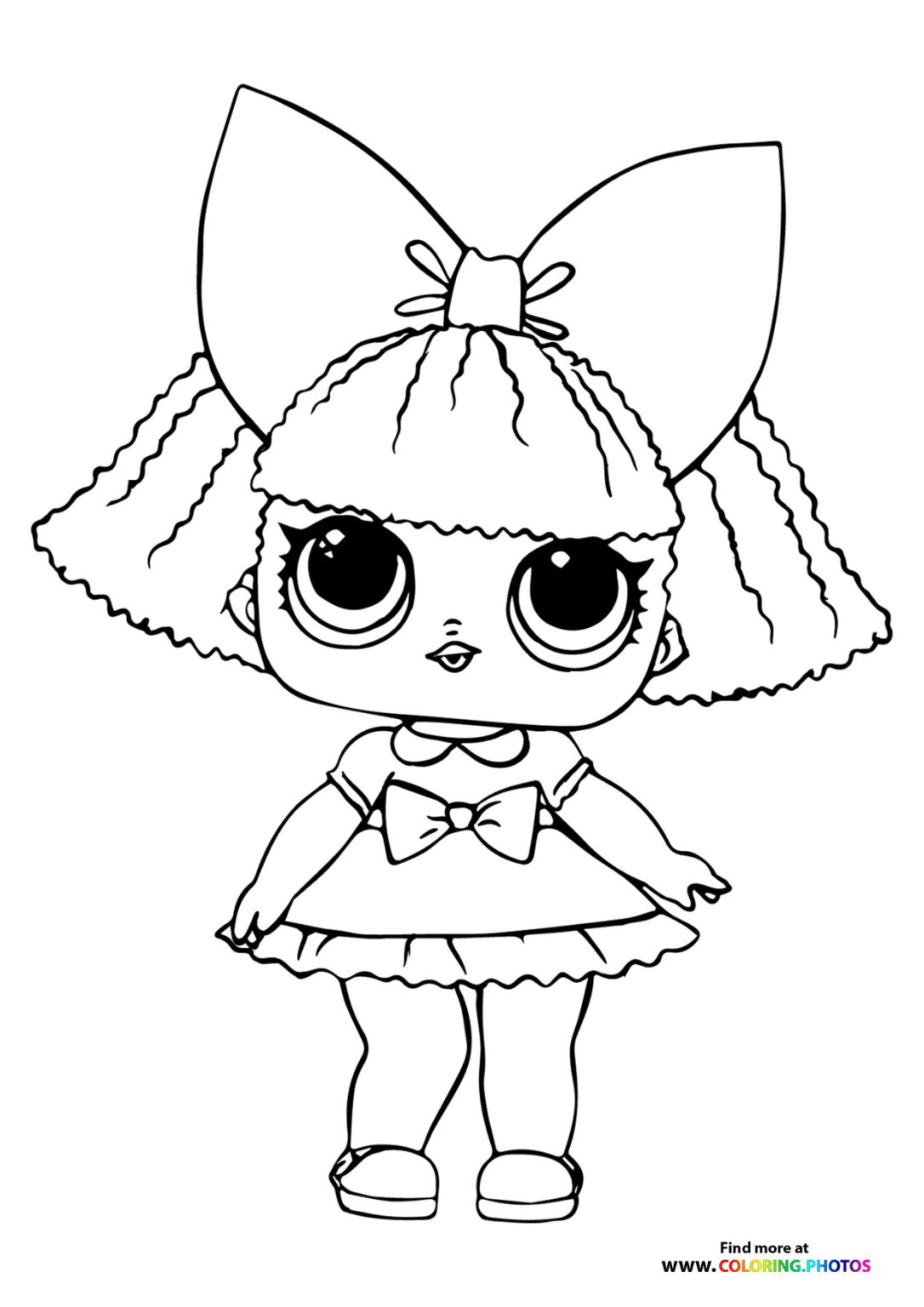 LOL Surprise Dolls - Coloring Pages for kids | 100% free print or download