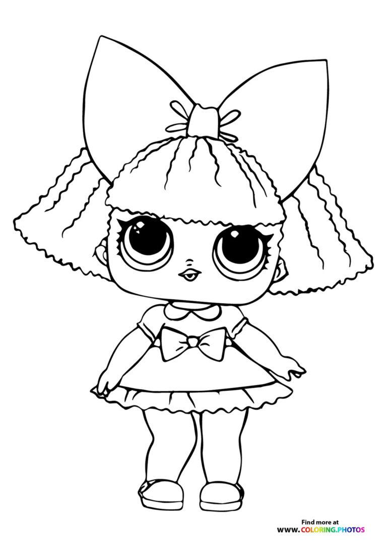 LOL Surprise Dolls - Coloring Pages for kids | 100% free print or download