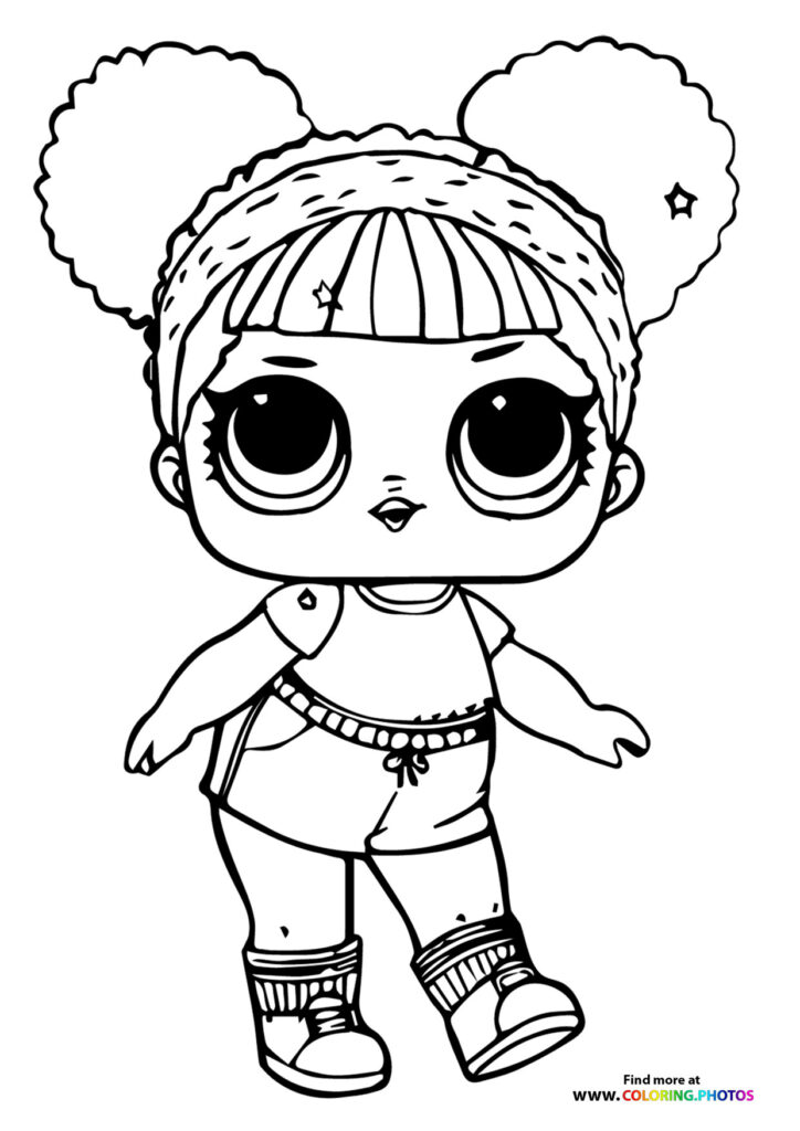 LOL Surprise Dolls - Coloring Pages for kids | 100% free print or download