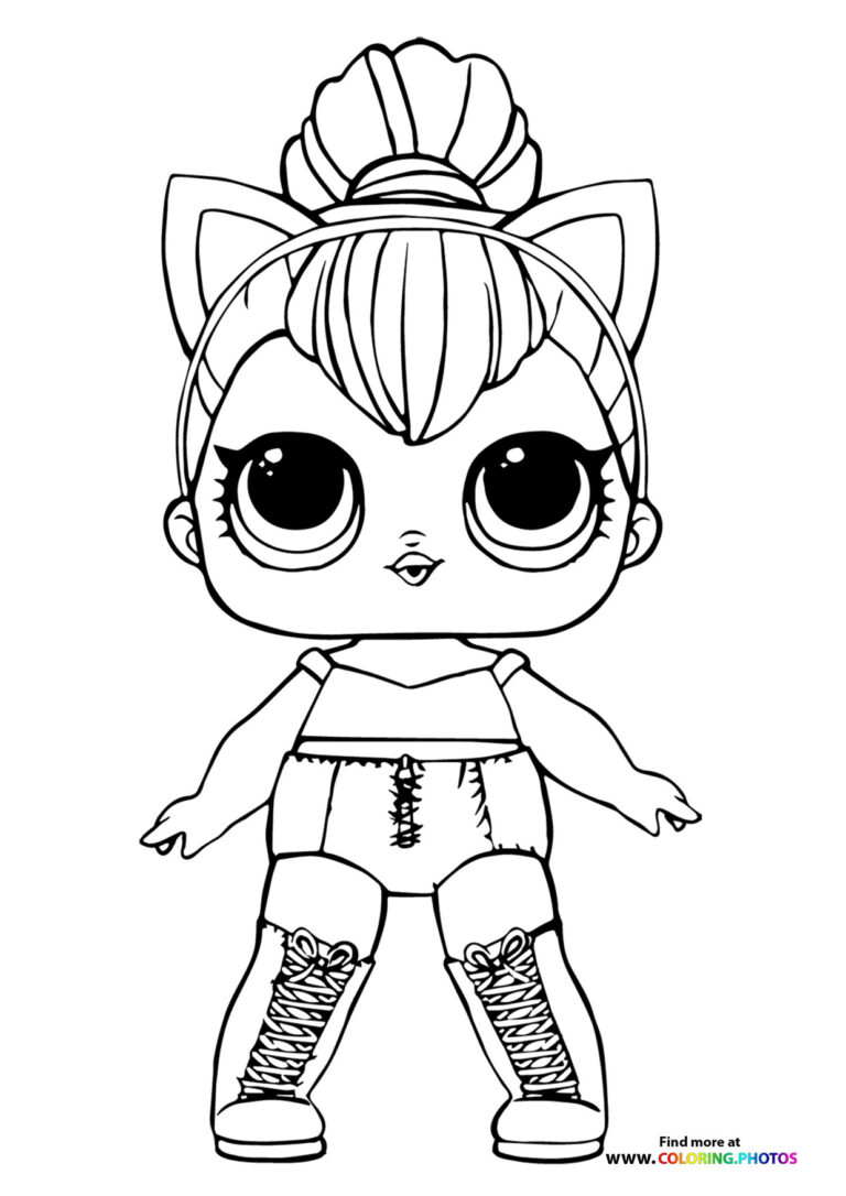 LOL Surprise Dolls - Coloring Pages for kids | 100% free print or download