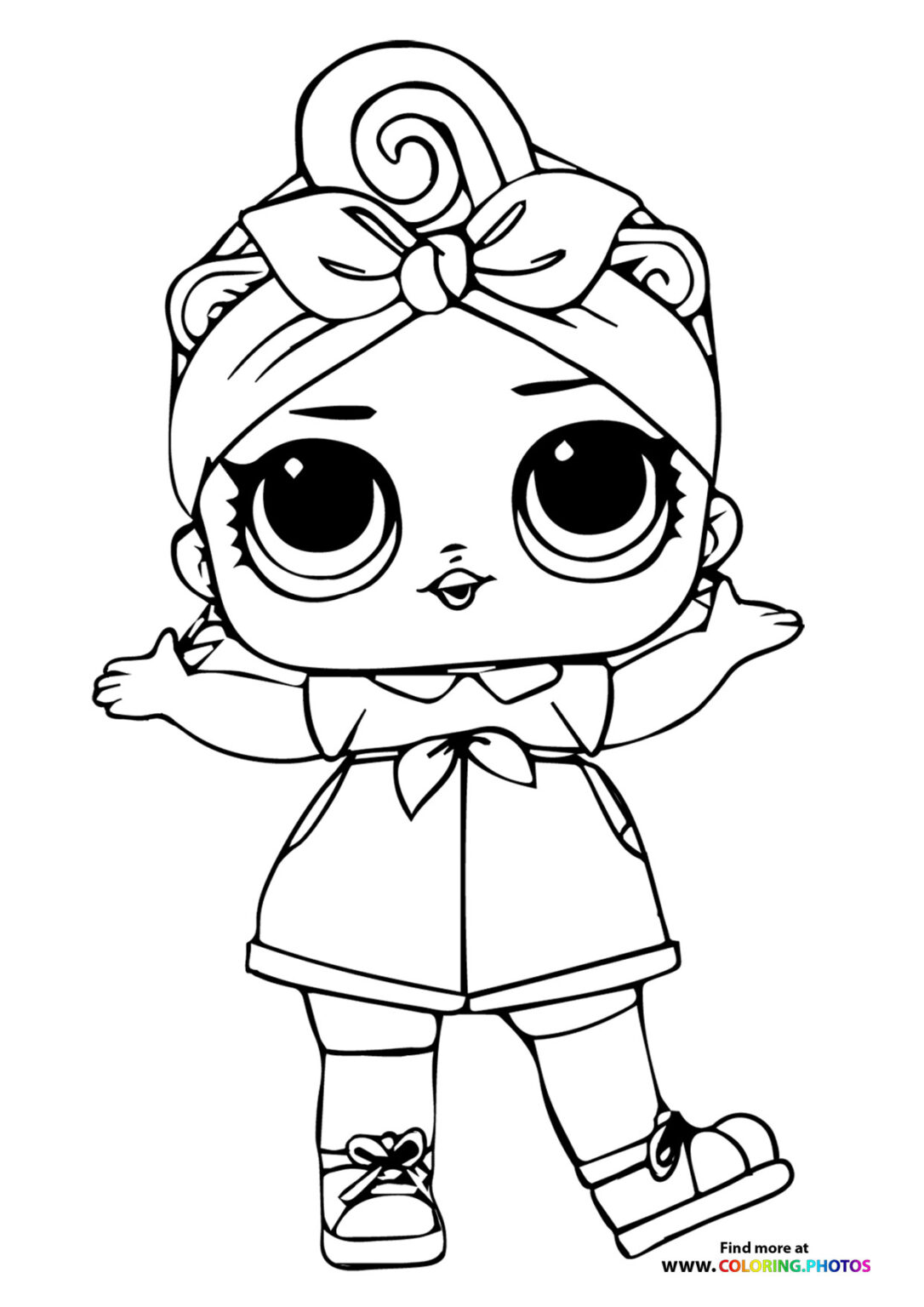 LOL Surprise Dolls - Coloring Pages for kids | 100% free print or download