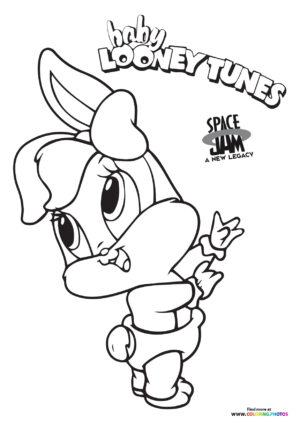 Lola Tiny Toon coloring page