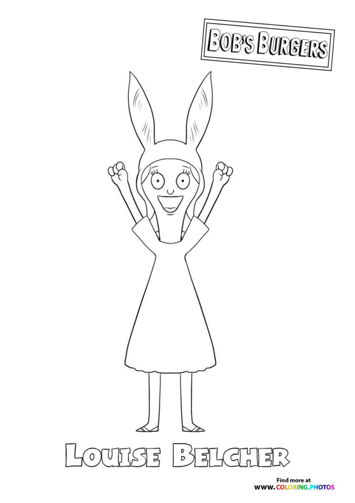 The Bob's Burgers Movie - Coloring Pages for kids | Free and easy print