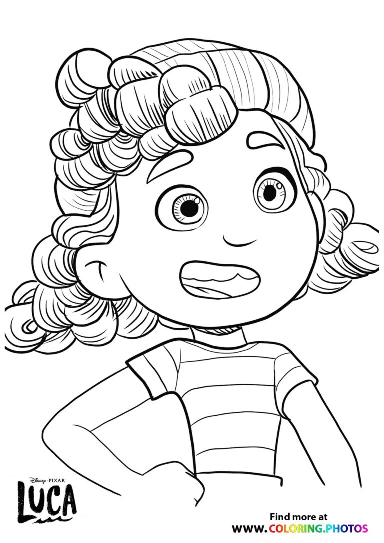 Disney Luca coloring pages Coloring Pages for kids Free and easy print