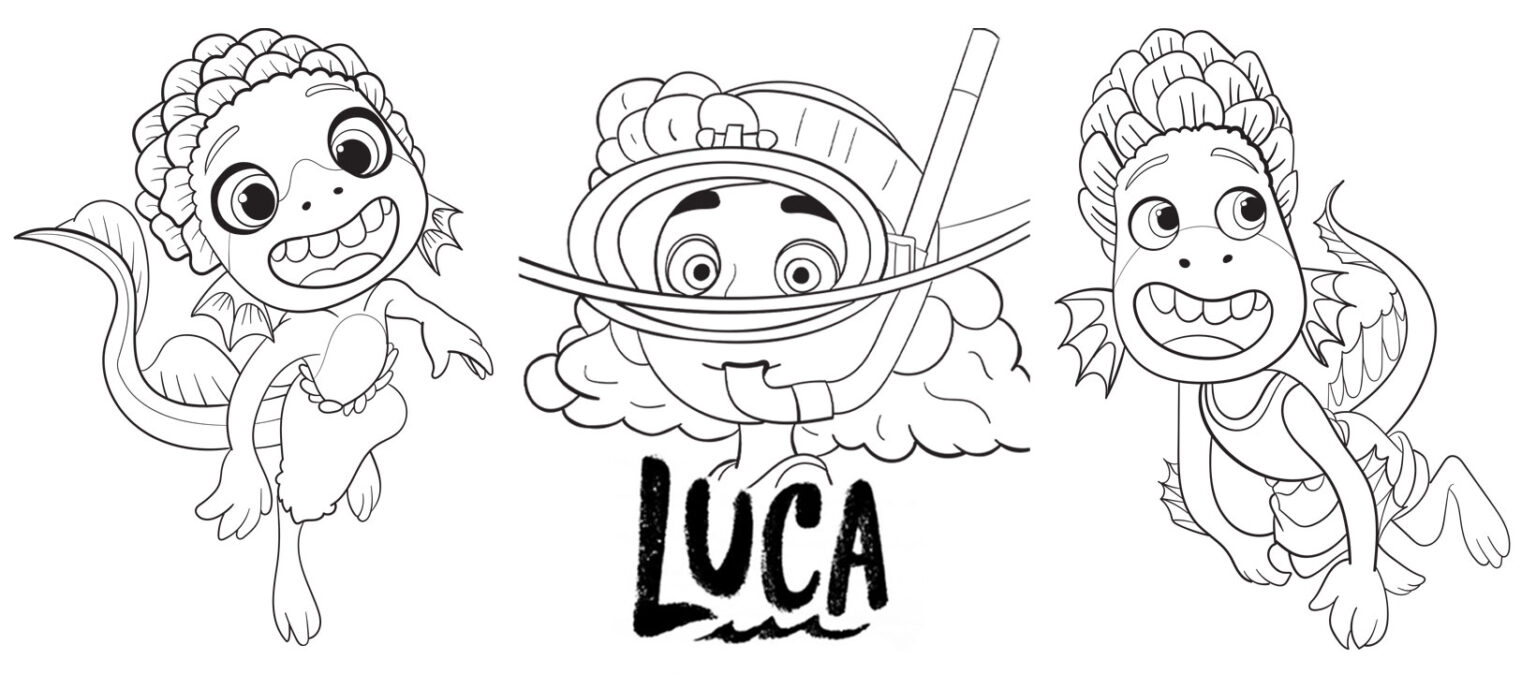 Disney Luca coloring pages - Coloring Pages for kids | Free and easy print
