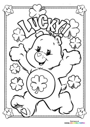 Lucky Teddy bear st patricks day