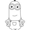 Minions Bob Coloring Page