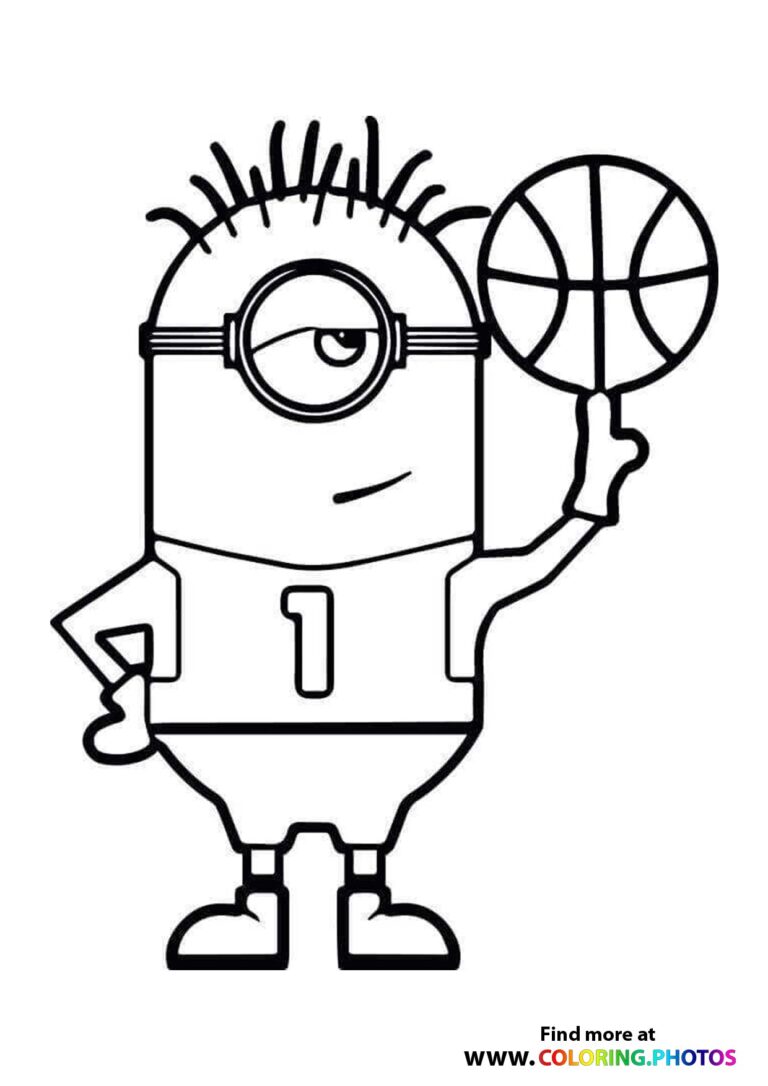 Minions - Coloring Pages for kids | Free and easy print or download