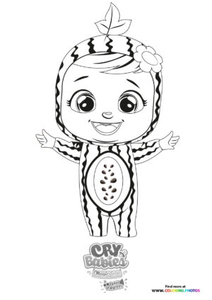 Maddie - Cry Babies - Tutti Frutti coloring page