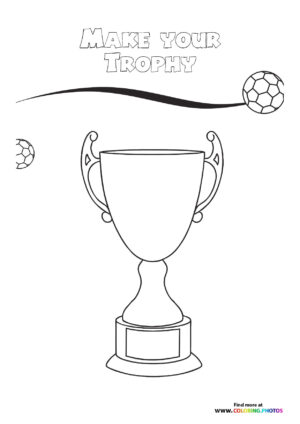 10 Unique World Cup Trophy Coloring Pages to Print