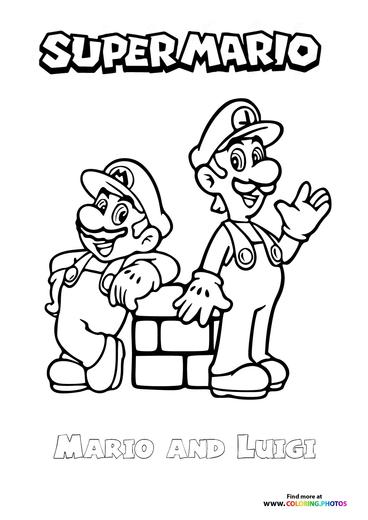 Super Mario Coloring Pages For Kids 100 Free Print Or Download
