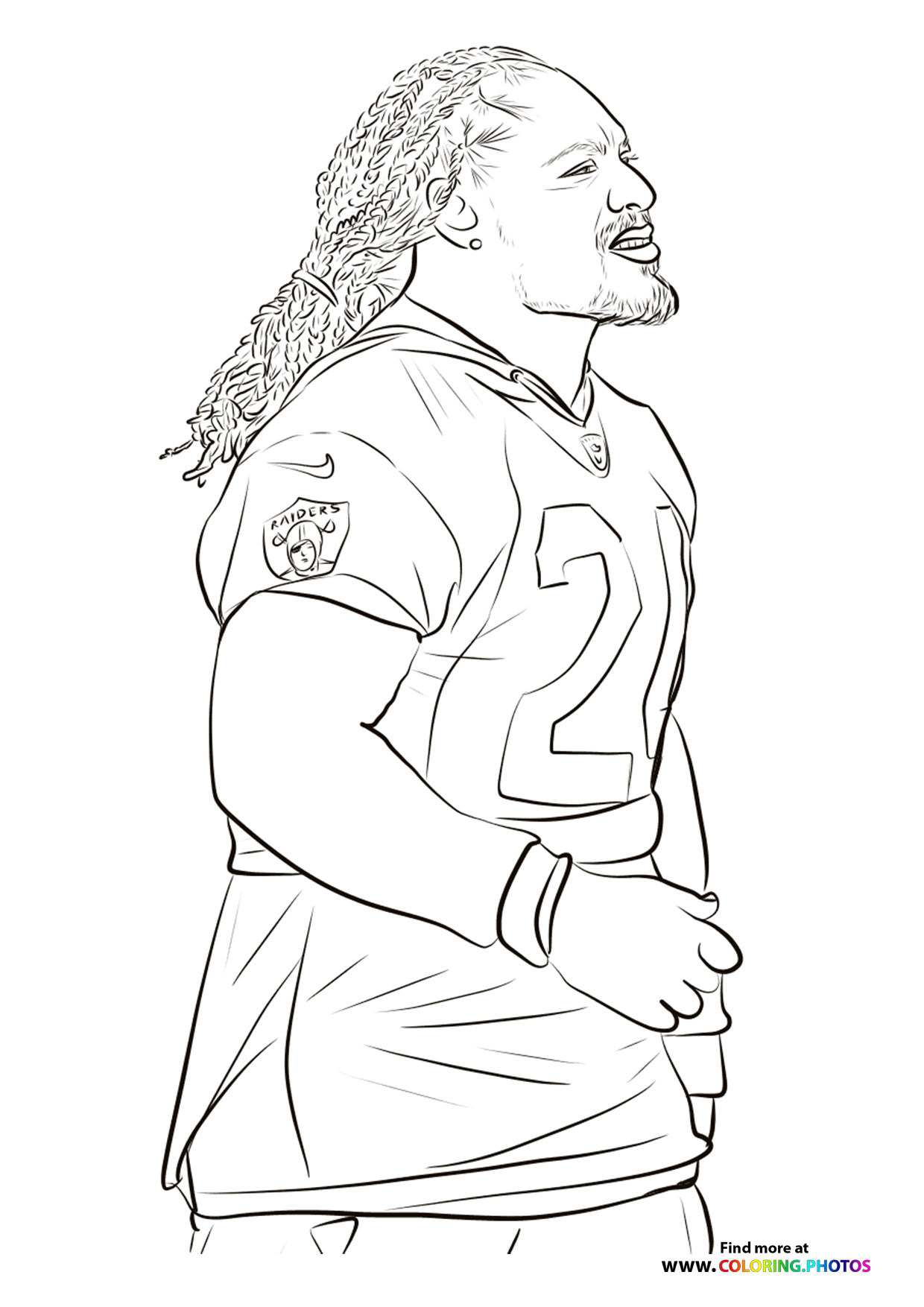 NFL Players Coloring Pages For Kids Free Print Or Download