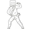 Marshmello - Fortnite coloring page