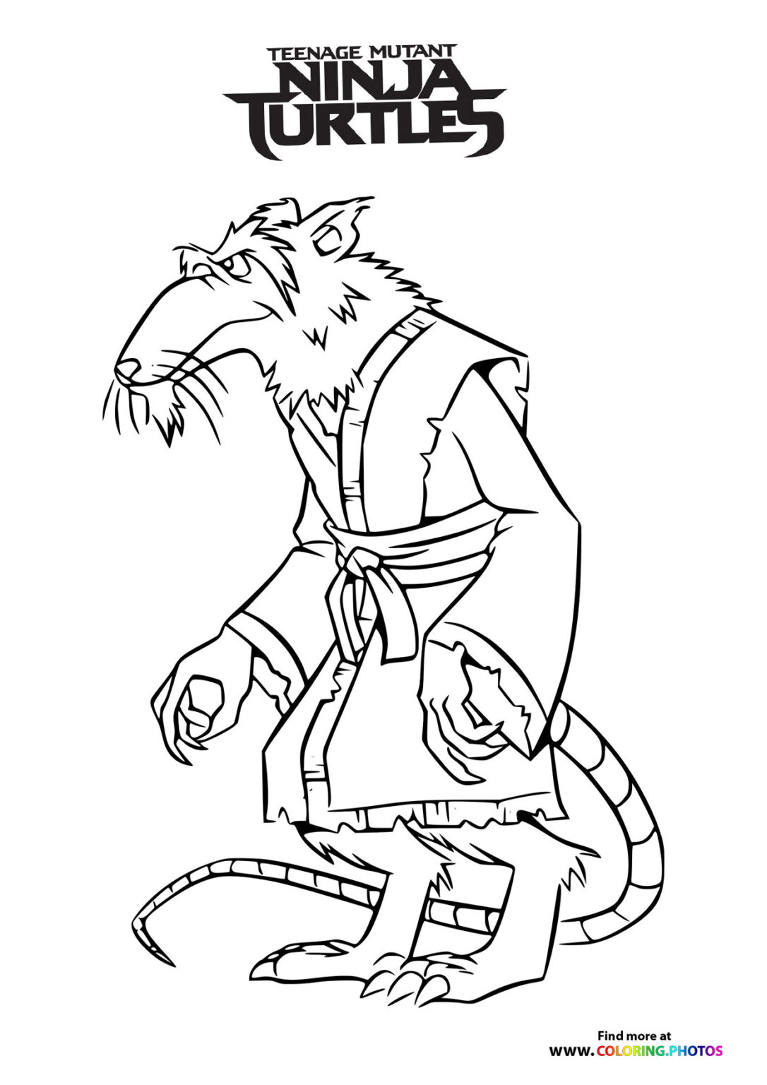 Teenage Mutant Ninja Turtles Coloring Pages for kids 100 free print