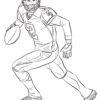 Matt Ryan NFL player coloring page