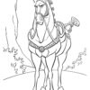 Maximus from Tangled coloring page
