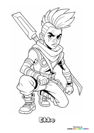 Mean Ekko from League of Legends