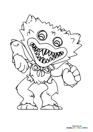 Huggy Wuggy - Coloring Pages for kids | 100% free print or download