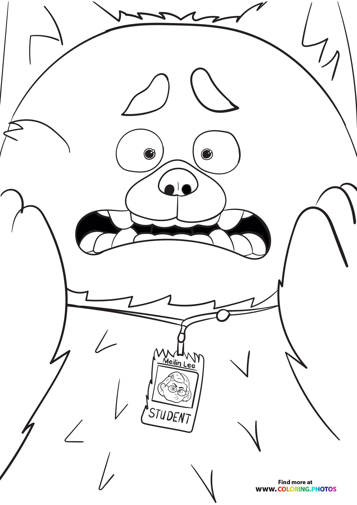 Turning Red Coloring Pages Printable Customize And Print