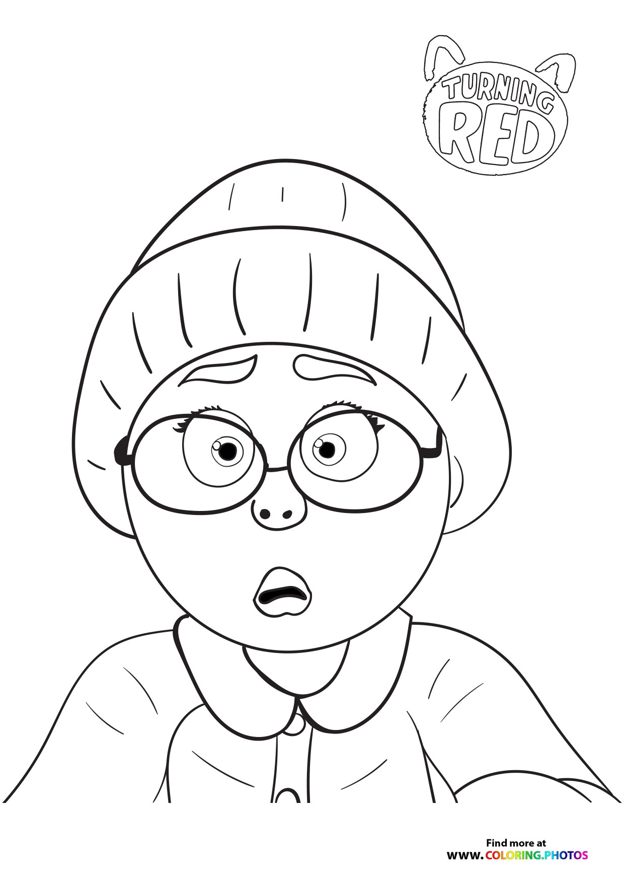 Turning Red Printables Grab Your Free Turning Red Coloring Sheets