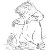 Merida fights Mordu coloring page