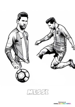 Messi with a ball