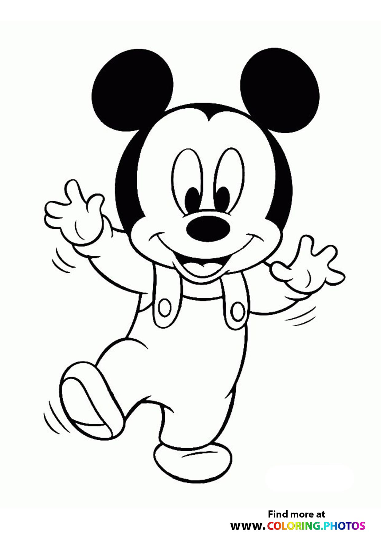 Bild von Mickey-mouse-baby-coloring-page-1