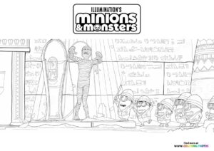 Minions & Monsters with mummy