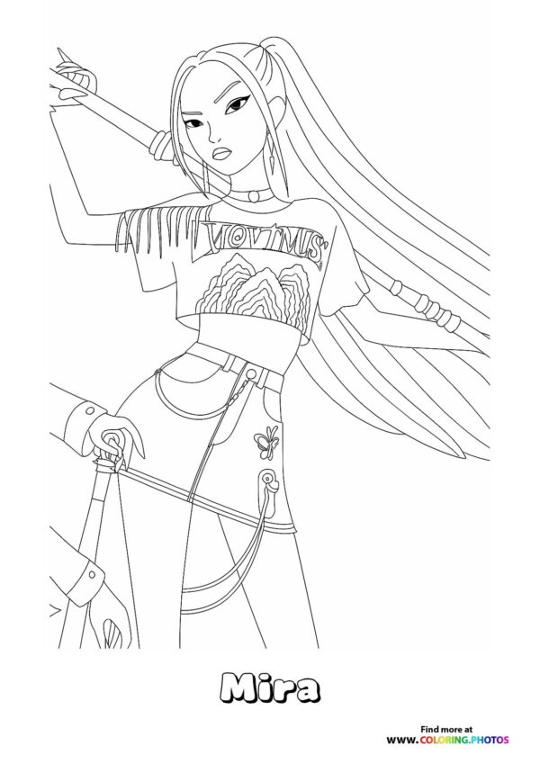 Mira from K Pop Demon Hunters
