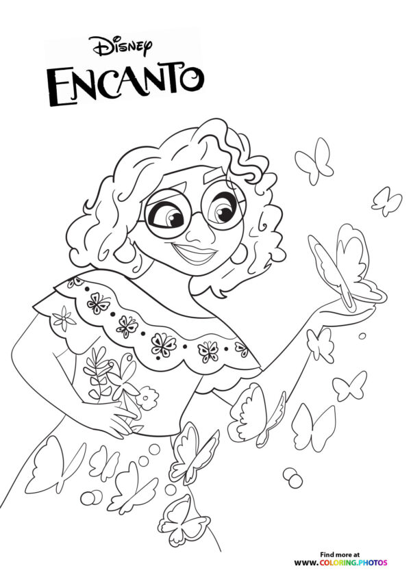 Mirabel Coloring Pages for kids