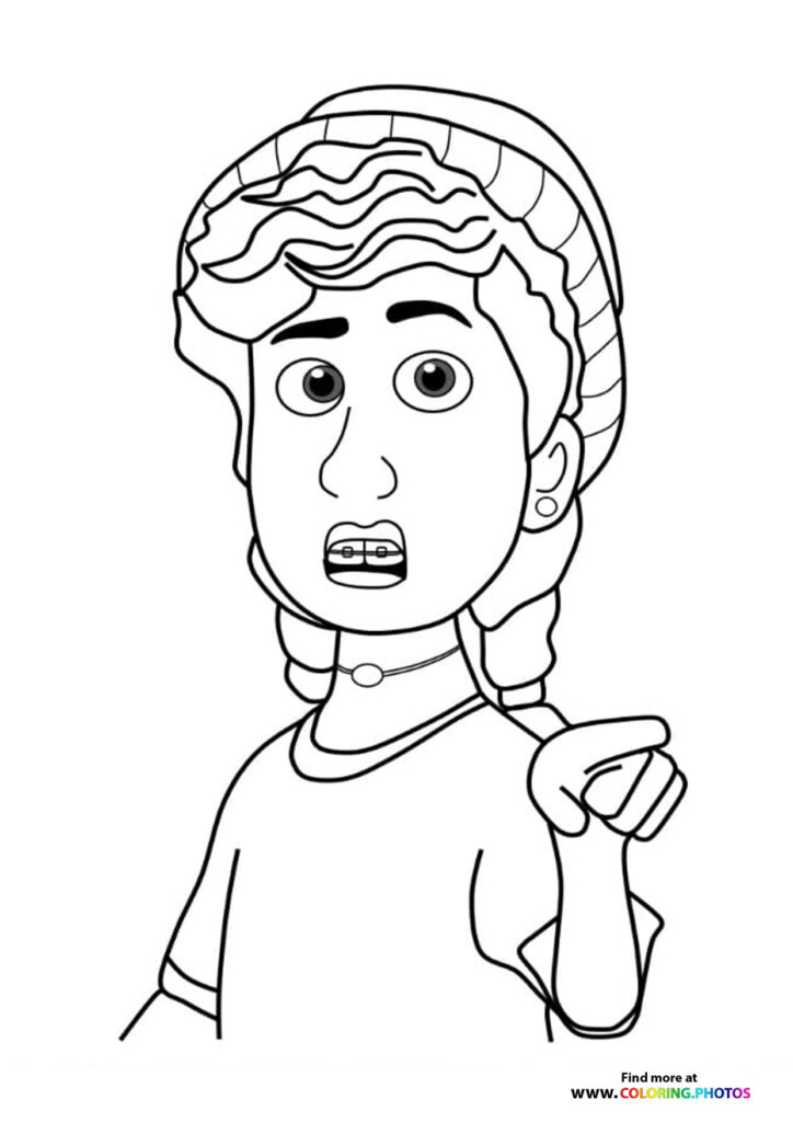 Miriam from turning red - Coloring Pages for kids