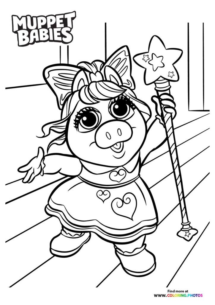 Muppet Babies - Coloring Pages for kids | Free and easy print or download