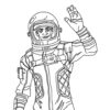 Mission Specialist - Fortnite coloring page