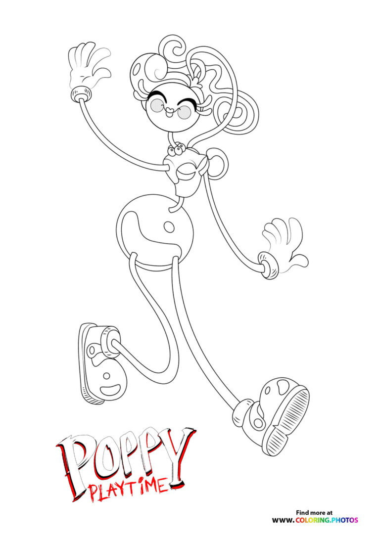 Mommy Long Legs - Coloring Pages for kids