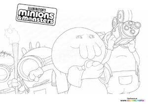Monster Kid with Minions & Monsters