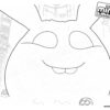 Monster summoned by minions coloring page