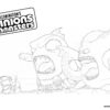 Monsters from Minions Monsters coloring page