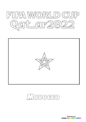 Morocco World Cup flag