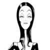 Morticia from Addams Family 2 coloring page